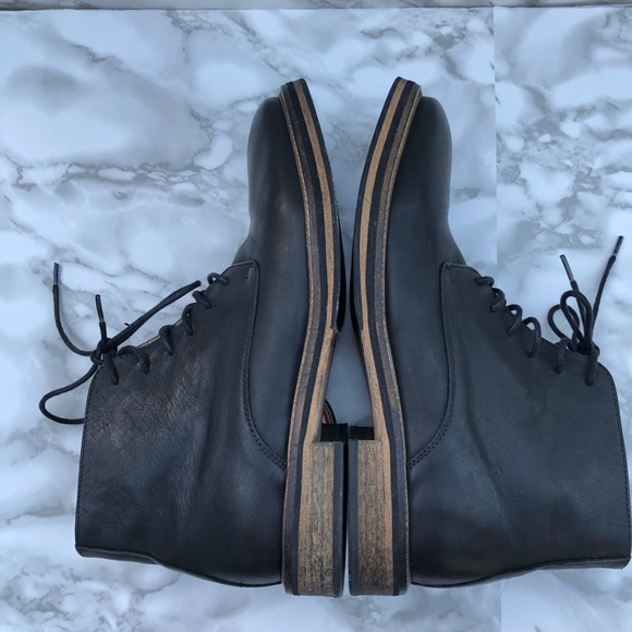 Men's Gravity Pope Black Leather Lace Up Dress Boot - Picture 8 of 15